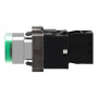 Кнопка керування 1NO 22мм з підсвічуванням зелена 24V [XB2BW33B1C] Easy Harmony XB2 Schneider Electric