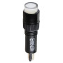 Лампа сигнальна 22мм білий LED 220V АC [A0140030168] AD22E-8DS АСКО