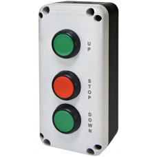 Пост трехместный "Вверх-Стоп-Вниз" 230V 2NO+1NC IP65 [4771630] ESB3-V7 ETI