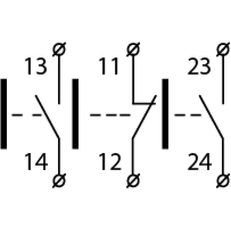 Пост тримісний "Ліворуч - Стоп - Праворуч" 2.5А(220V) 2NO+1NC IP54 [A0140020047] XAL-B334 АСКО