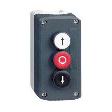 Пост трехместный "Вверх-Стоп-Вниз" 3A(240V) 2NO+1NC IP66 [XALD325] Harmony XALD Schneider Electric