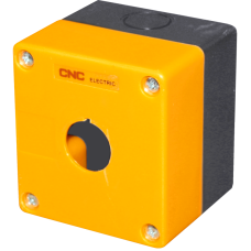 Корпус кнопочного поста 1 местный 22мм желтый IP10 [Б00030660] LAY5-1 CNC