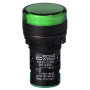 Лампа сигнальна 22мм зелений LED 220V DC [A0140030082] AD22-22DS АСКО