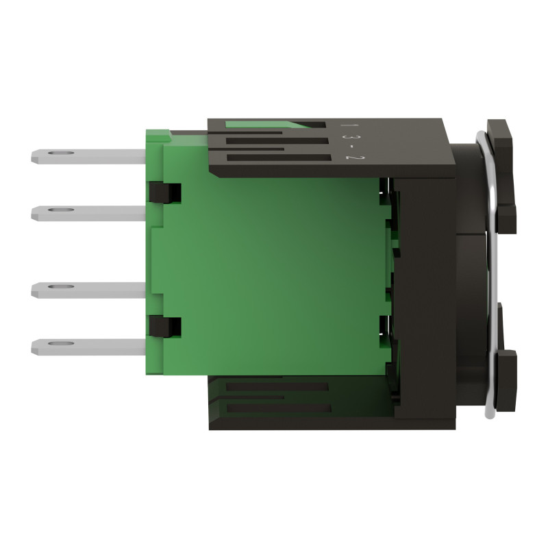 Корпус кнопки з контактом 1NO 1,5A 240V AC/DC фастон [ZB6Z1B] Harmony XB6 Schneider Electric