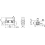 Микропереключатель 1NO+1NC 10А 250V IP54 шток [A0050040011] D4MC-5000 АСКО