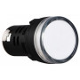 Лампа сигнальная 22мм белый LED 220V АC [A0140030044] AD22-22DS АСКО