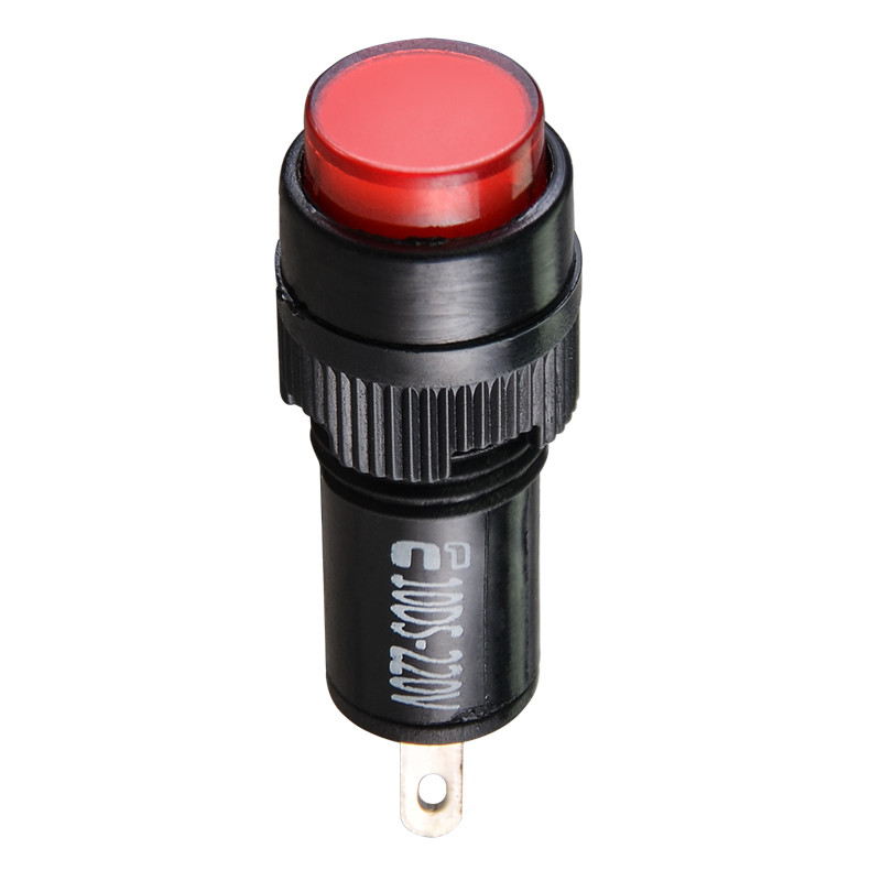 Лампа сигнальна 22мм червоний LED 220V АC [A0140030181] AD22E-10DS АСКО