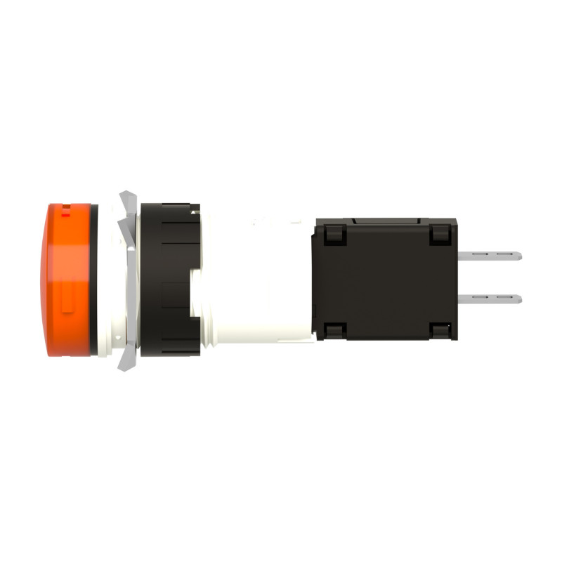 Лампа сигнальна 16мм 12-24V AC/DC LED жовтий [XB6AV5BB] Harmony XB6 Schneider Electric