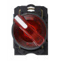 Переключатель "I-O" 1NO+1NC 22мм с подсветкой красный LED 220V 2 положения [A0140010166] TB5-AK124M5 АСКО