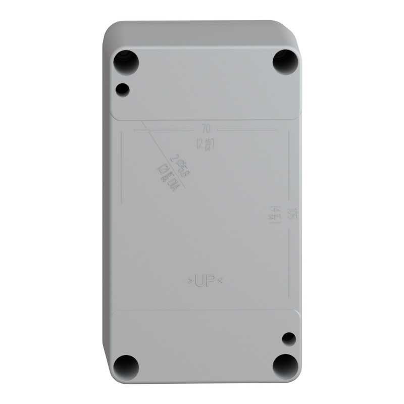 Корпус кнопкового посту 2 місний 22мм сірий [XAPA1120] Harmony XAP Schneider Electric