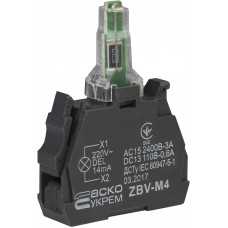 Модуль светодиодный 230V AC LED красный для кнопок ТВ5 [A0140010220] ZBV-M4 АСКО