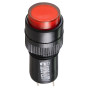 Лампа сигнальна 22мм червоний LED 220V АC [A0140030188] AD22E-12DS АСКО