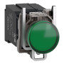 Лампа сигнальная 22мм 400V AC LED зеленый [XB4BV5B3] Harmony XB4 Schneider Electric