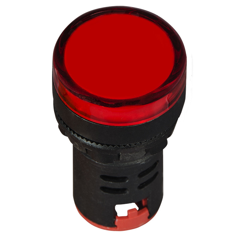 Лампа сигнальная 22мм красный LED 12V АC/DC [A0140030163] AD22-22DS АСКО