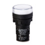 Лампа сигнальная 22мм белый LED 220V АC [A0140030044] AD22-22DS АСКО