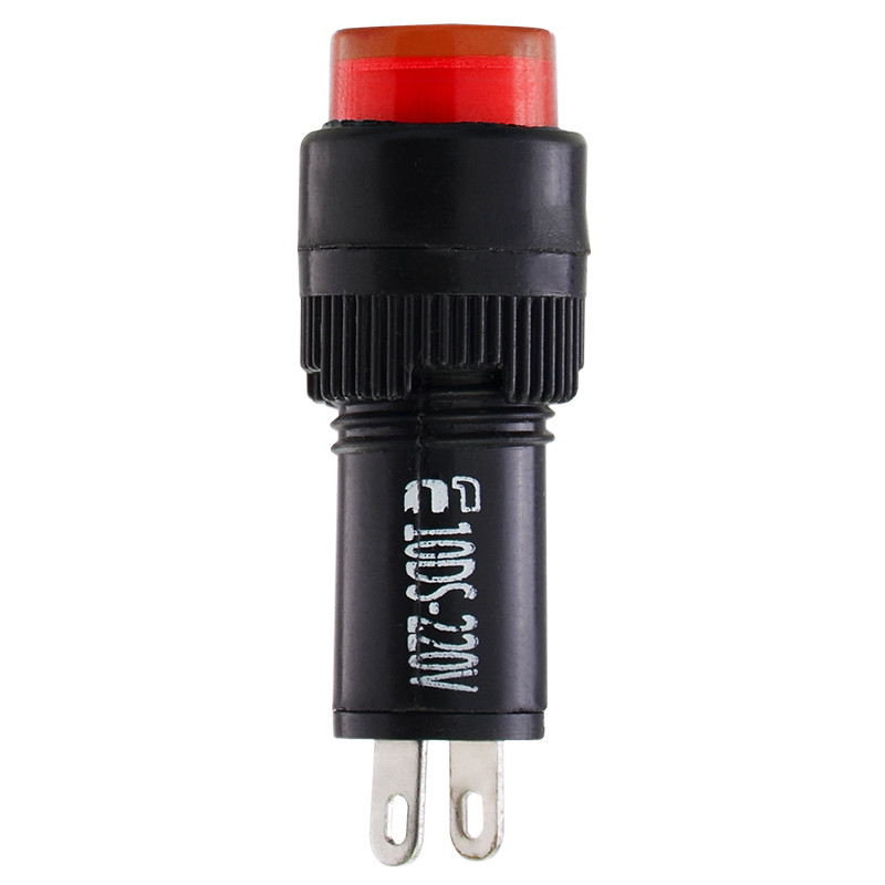 Лампа сигнальна 22мм червоний LED 220V АC [A0140030181] AD22E-10DS АСКО