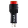 Лампа сигнальна 22мм червоний LED 220V АC [A0140030181] AD22E-10DS АСКО