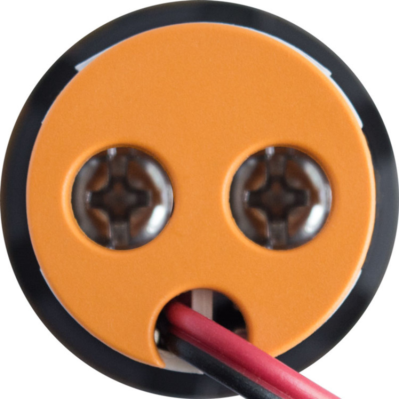 Лампа сигнальна з індикатором струму 22мм жовтий LED 220V AC 5-100А [s009038] e.ad22.am E.NEXT