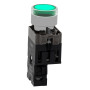 Кнопка керування 1NO 22мм з підсвічуванням зелена 24V [XB2BW33B1C] Easy Harmony XB2 Schneider Electric