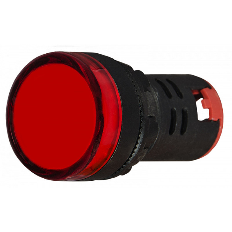 Лампа сигнальная 22мм красный LED 12V АC/DC [A0140030163] AD22-22DS АСКО