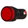 Лампа сигнальная 22мм красный LED 12V АC/DC [A0140030163] AD22-22DS АСКО