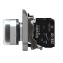Кнопка управления 1NO 22мм без подсветки черная с колпачком [XB4BP21EX] Harmony XB4 Schneider Electric