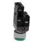 Кнопка керування 1NO 22мм з підсвічуванням зелена 24V [XB2BW33B1C] Easy Harmony XB2 Schneider Electric