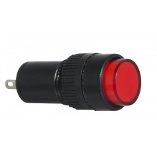 Лампа сигнальная 22мм красный LED 220V АC [A0140030188] AD22E-12DS АСКО