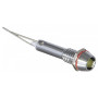 Лампа сигнальная 6мм желтый LED 24V AC/DC металл [A0140030094] AD22C-6 АСКО