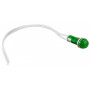 Лампа сигнальная 10мм зеленый неон 220V AC [A0140030023] PL1-101 АСКО