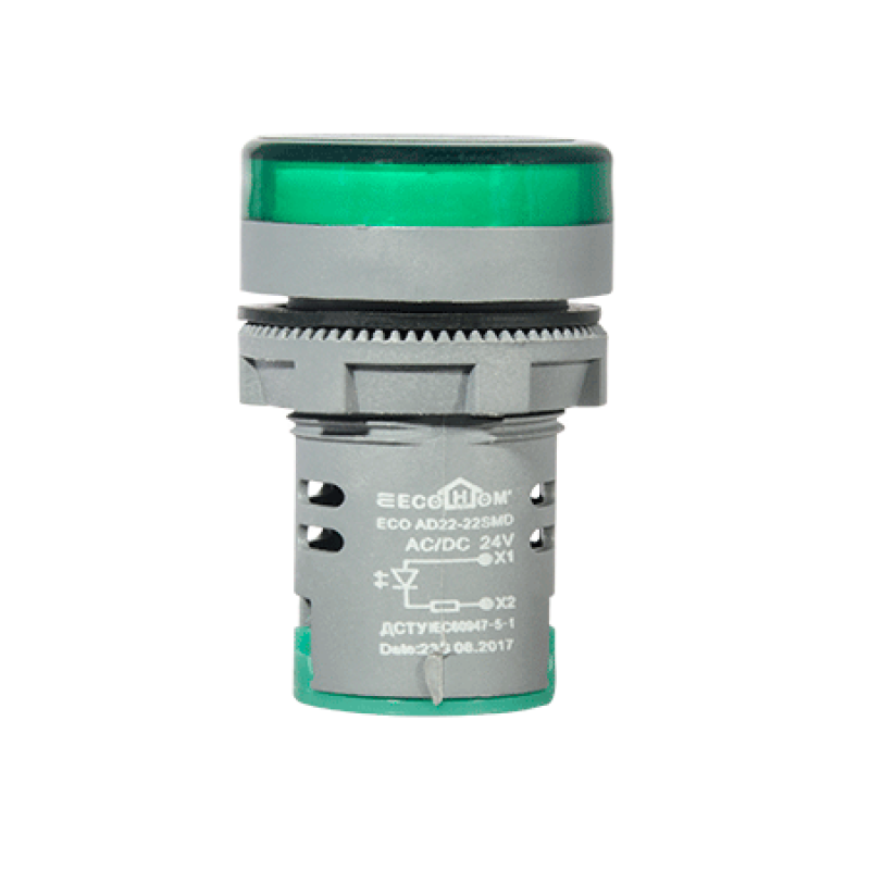 AD22-22S MDзеленая 24V АC/DC, Аско [ECO090010007] Сигнальная арматураAD22-22S MD зеленая 24V АC/DC
