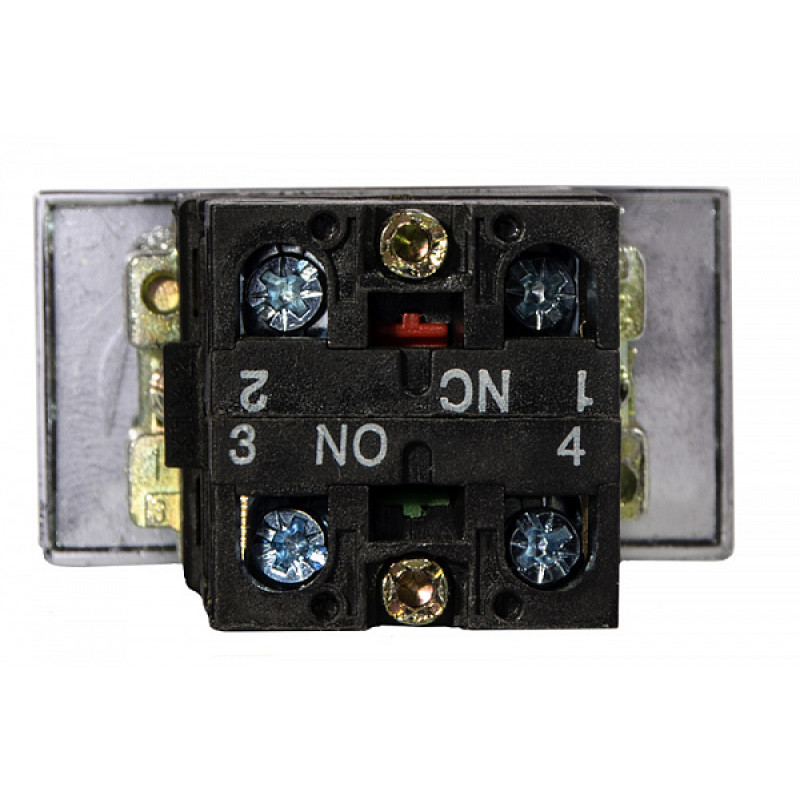 Кнопка Старт-Стоп "I-O" 1NO+1NC 22мм з підсвічуванням жовтий LED 220V [A0140010024] XB2-BW8375 АСКО
