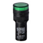 Лампа сигнальна 16мм зелений LED 24V АC/DC [A0140030054] AD16-16DS АСКО