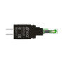 Модуль світлодіодний 6-24V AC/DC LED зелений фастон [ZB6EB3B] Harmony XB6 Schneider Electric