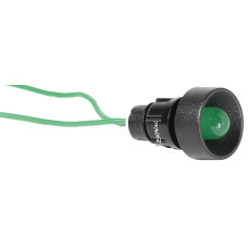 Лампа сигнальная 10мм зеленый LED 230V AC [4770810] LS LED 10 G 230 ETI