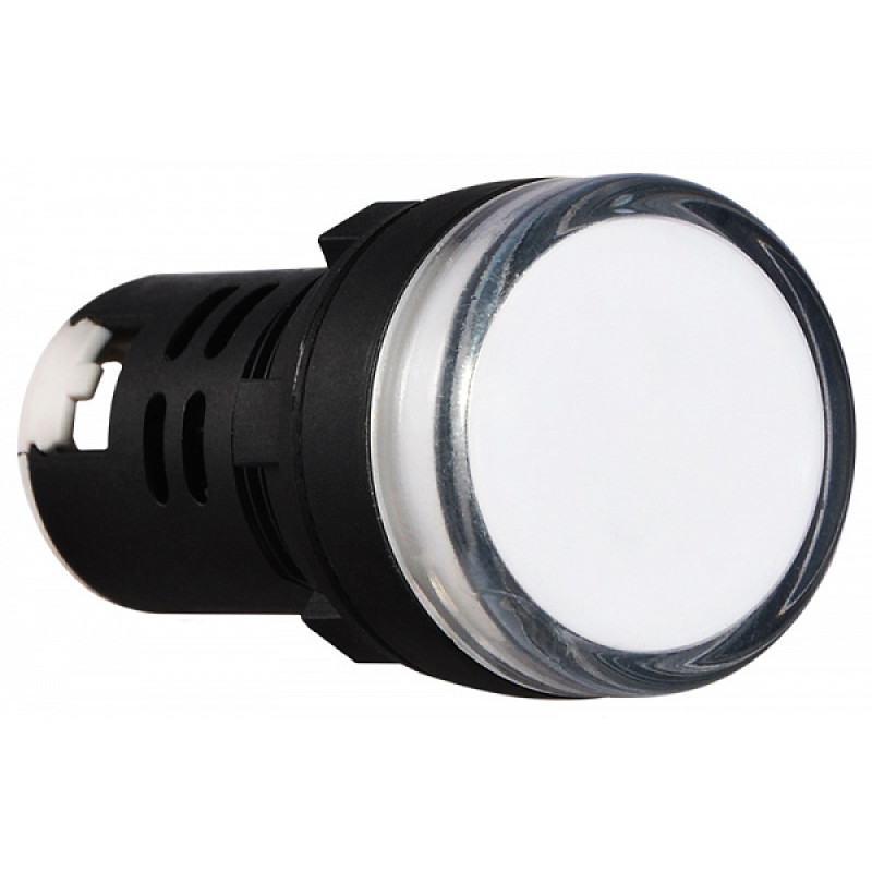Лампа сигнальная 22мм белый LED 24V АC/DC [A0140030037] AD22-22DS АСКО