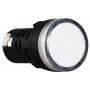Лампа сигнальная 22мм белый LED 24V АC/DC [A0140030037] AD22-22DS АСКО