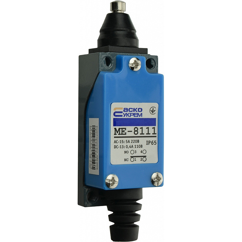 Вимикач кінцевий 1NO+1NC 5A 220V шток [A0050030011] МЕ 8111 АСКО