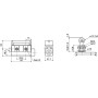 Микропереключатель 1NO+1NC 10А 250V IP54 параллельный металлический ролик [A0050040013] D4MC-5020 АСКО