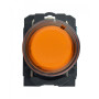 Кнопка управления 1NO+1NC 22мм с подсветкой желтый LED 220V [A0140010175] TB5-AW35M5 АСКО