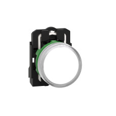 Лампа сигнальная 22мм 120V AC LED белый [XB5AVG1] Harmony XB5 Schneider Electric