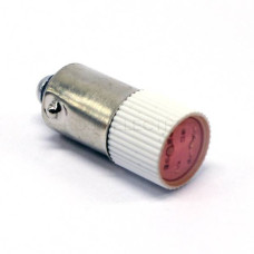 Лампа сменная BA9s красный LED 220V [BMS10-220-K04] УЕК