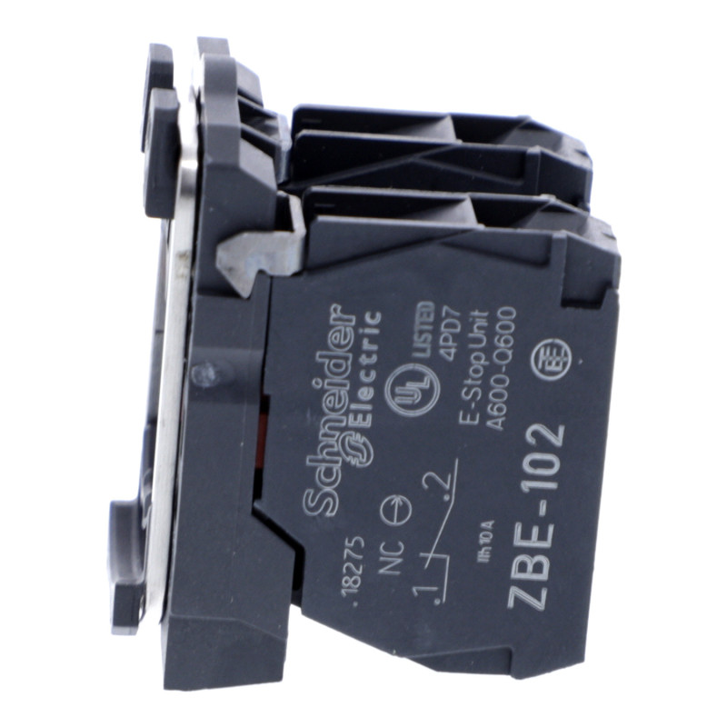 Корпус кнопки с контактом 1NC 3A 240V AC/DC с винтовым зажимом [ZB5AZ104] Harmony XB5 Schneider Electric