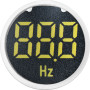 Лампа сигнальная с индикатором частоты сети 22мм желтый LED 220V AC 30-105Гц [s009037] e.ad22.fr E.NEXT