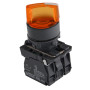 Переключатель "I-O" 1NO+1NC 22мм с подсветкой желтый LED 220V 2 положения [A0140010167] TB5-AK125M5 АСКО