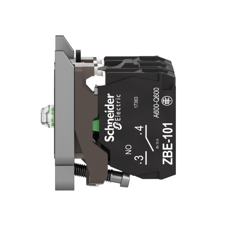 Корпус сигнальной лампы с контактом 2NO 240V AC LED белый [ZB4BW0M13] Harmony XB4 Schneider Electric