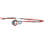 Лампа сигнальная 8мм белый LED 24V AC/DC металл [A0140030210] AС22C-8 АСКО