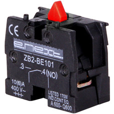 Контактный блок 1NC 4,5A 240V AC/DC для тельферных постов XAC Stand [s008002] e.cb.stand.n.c E.NEXT