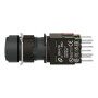 Кнопка управления 1NO+1NC 16мм без подсветки черная [XB6AA25B] Harmony XB6 Schneider Electric