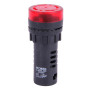 Сигналізатор звуковий (зумер) 22мм червоний LED 230V АС [s009027] e.ad22.230.buzzer.red E.NEXT